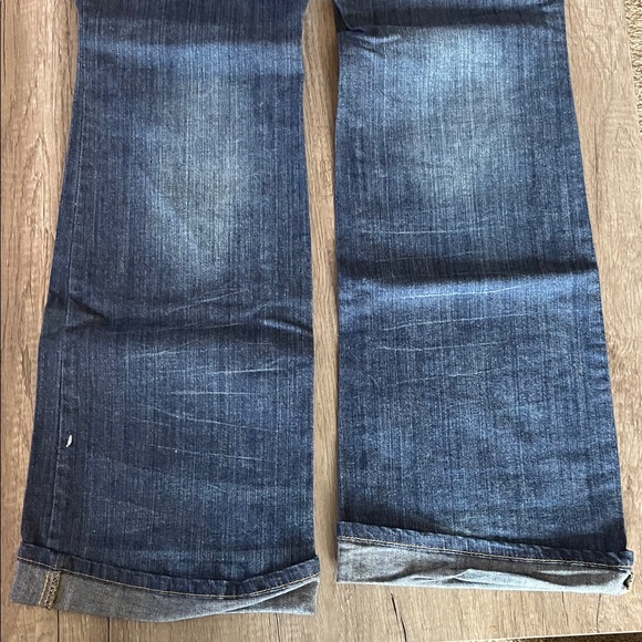 Mossimo Supply Co. Blue Flare Jeans - Picture 9 of 9